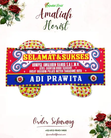 Papan Bunga Ucapan Selamat Triwidadi