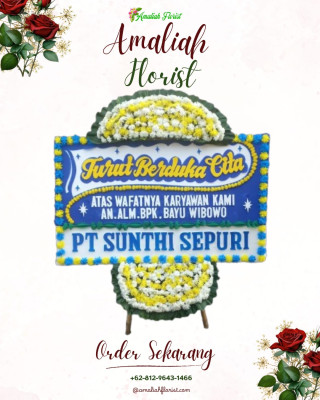 Papan Bunga Duka di Triwidadi